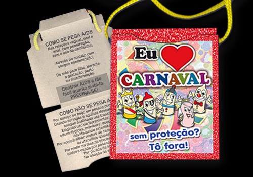 Porta Preservativo Caixa - Carnaval / Cd.CAR-127
